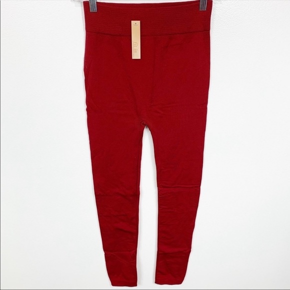 NEW Fit In Red Legging Pants One Size - Picture 9 of 9